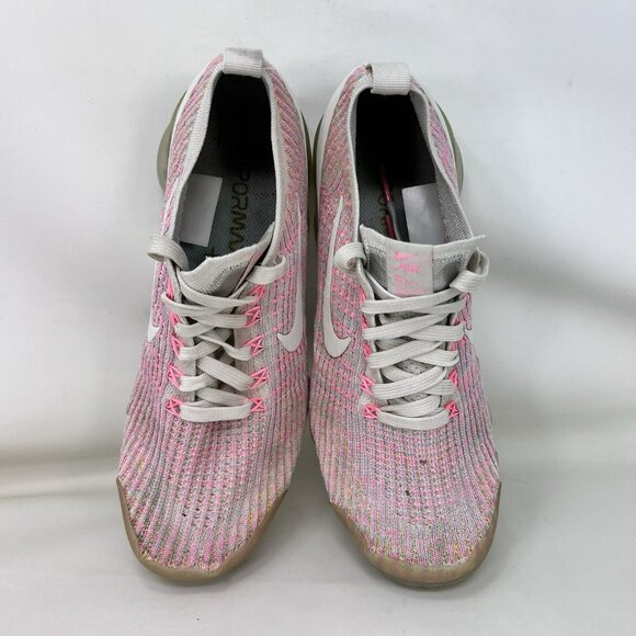 Nike Air VaporMax Flyknit 3 Running Shoes Pink Beige Women’s Size 9.5 - Picture 7 of 9